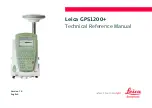 Preview for 1 page of Leica GPS1200+ Technical Reference Manual