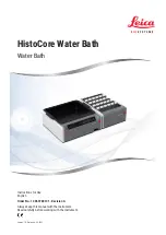 Leica HistoCore Water Bath Instructions For Use Manual preview