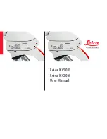 Preview for 1 page of Leica ICC50 E User Manual