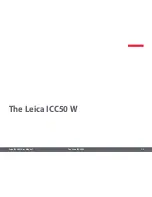 Preview for 13 page of Leica ICC50 W User Manual