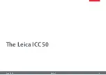 Preview for 9 page of Leica ICC50 Manual