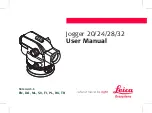 Preview for 1 page of Leica Jogger 20 User Manual