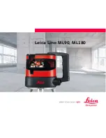 Leica Lino ML180 User Manual preview