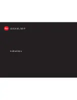 Leica M 240 Instructions Manual preview