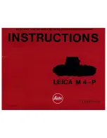 Предварительный просмотр 1 страницы Leica M4-P Instructions Manual