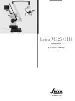 Leica M525 OH4 User Manual предпросмотр