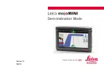 Preview for 1 page of Leica MojoMINI Demonstration Manual