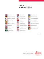 Leica NA320 User Manual предпросмотр