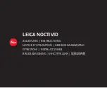 Leica NOCTIVID 10x42 Instructions Manual preview