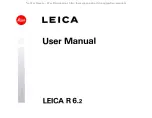 Leica R 6.2 User Manual предпросмотр