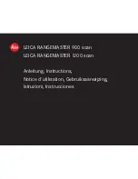 Leica RANGEMASTER 1200 scan Instructions Manual preview