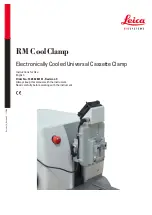 Preview for 1 page of Leica RM CoolClamp Instructions For Use Manual