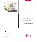 Leica RM2125 Manual preview