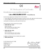 Предварительный просмотр 40 страницы Leica RM2125 Manual