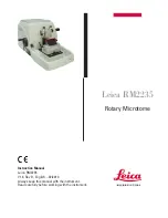 Leica RM2235 User Manual preview