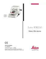 Leica RM2245 Instruction Manual preview