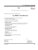 Preview for 73 page of Leica RM2255 Instruction Manual