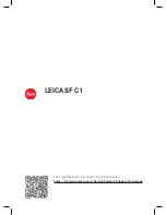 Leica SF C1 Manual preview