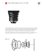 Preview for 1 page of Leica SUPER-ELMAR-M 18 mm f/3.8 ASPH. Manual