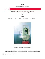 Leica TPS-System1100 Set Up And Shut Down Instructions предпросмотр