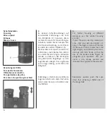 Preview for 9 page of Leica TRINOVID 10 x 25 BC/BCA Instructions Manual