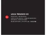 Leica TRINOVID 10x32 HD Instructions Manual preview