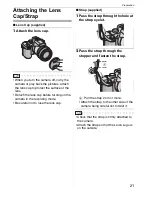 Предварительный просмотр 21 страницы Leica V-LUX 1 Instructions Manual