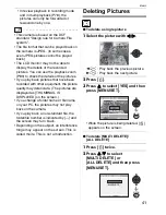 Предварительный просмотр 41 страницы Leica V-LUX 1 Instructions Manual