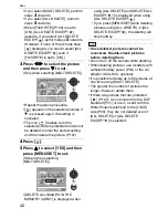 Предварительный просмотр 42 страницы Leica V-LUX 1 Instructions Manual