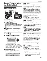 Предварительный просмотр 47 страницы Leica V-LUX 1 Instructions Manual