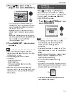 Предварительный просмотр 111 страницы Leica V-LUX 1 Instructions Manual