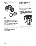 Предварительный просмотр 120 страницы Leica V-LUX 1 Instructions Manual