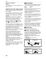 Предварительный просмотр 138 страницы Leica V-LUX 1 Instructions Manual