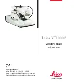 Leica VT1000 S Instruction Manual preview