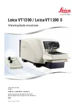 Preview for 1 page of Leica VT1200 Instructions For Use Manual