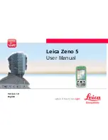 Предварительный просмотр 1 страницы Leica Zeno 5 User Manual