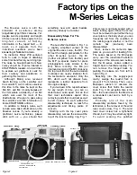 Предварительный просмотр 1 страницы Leicas M-Series Basic Manual