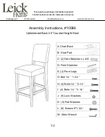 Leick Home 10086 Assembly Instructions предпросмотр