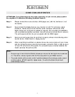 Preview for 6 page of Leicke KN39774 User Manual