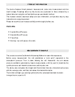 Preview for 4 page of Leicke Sharon LH67402 User Manual