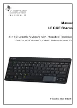 Preview for 1 page of Leicke Sharon SI54236 Manual