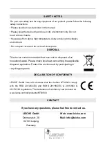 Preview for 4 page of Leicke Stormy Ray Manual