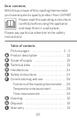 Preview for 20 page of Leifheit 03223 Manual