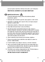 Preview for 5 page of Leifheit 51000 Safety Instructions