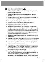 Preview for 13 page of Leifheit 51000 Safety Instructions