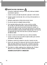 Preview for 14 page of Leifheit 51000 Safety Instructions