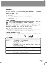 Предварительный просмотр 47 страницы Leifheit 51000 Safety Instructions