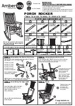 Leigh Country Amberlog PORCH ROCKER TX 36000 Manual предпросмотр