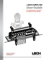 Leigh Super Series User Manual предпросмотр