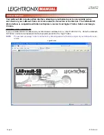 Предварительный просмотр 12 страницы Leightronix LabVault-SD Installation, Configuration, And Operation Manual